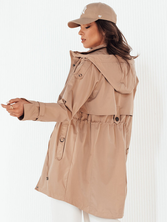 Ženska jakna parka BRENS beige Dstreet TY4232