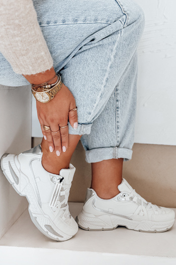 Ženske bele superge Dstreet ZY1017