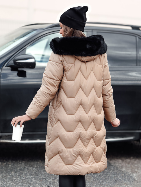 Ženska zimska jakna WINTERACT beige Dstreet TY4777