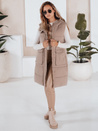 Ženski brezrokavnik LADISA camel Dstreet TY3289