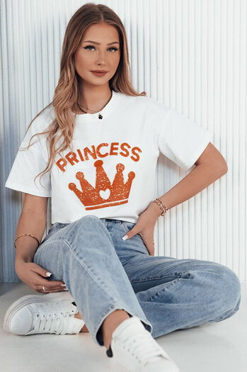 Ženska majica PRINCY bela Dstreet RY2392