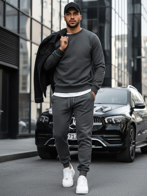 Moška gladek jopa Barva Antracitna DSTREET BX2405