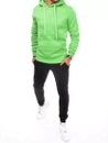 Moške komplet trenirke Barva Zelena-Črna DSTREET AX0646