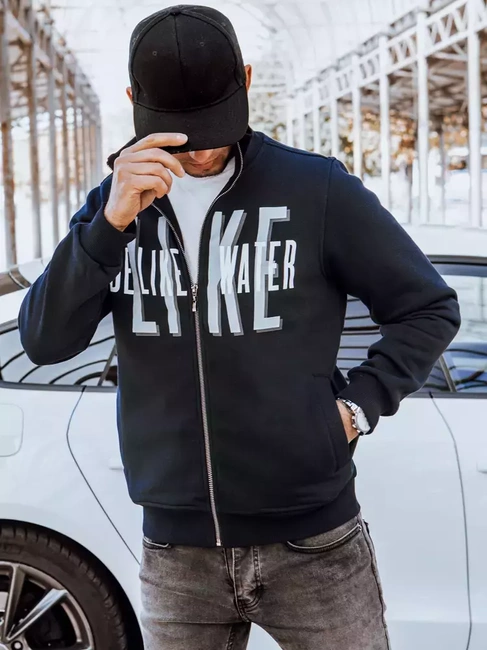 Moška jopa z zadrgo Barva Mornarica DSTREET BX5412