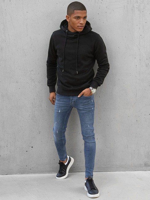 Moška jopa s kapuco Barva Črna DSTREET BX5429