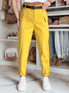 Ženske vrečaste hlače GOTRENDI mustard Dstreet UY2527
