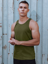 Moška zelena majica brez rokavov Dstreet RX5621
