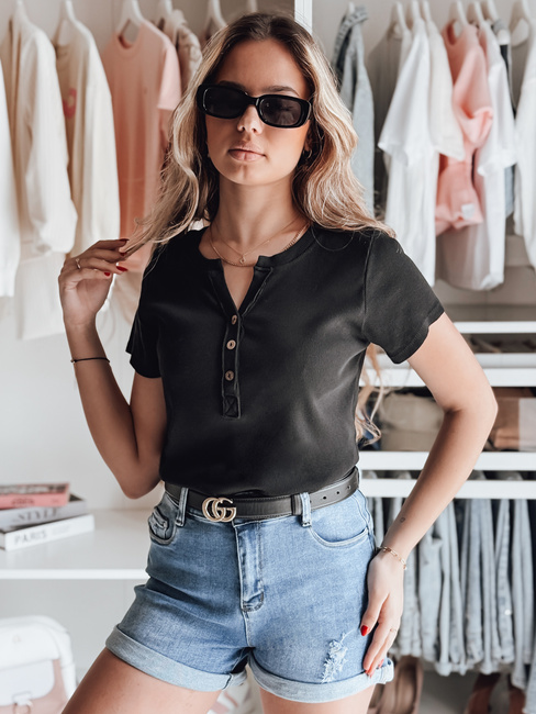 Ženska bluza KISS LOOK črna Dstreet RY2833