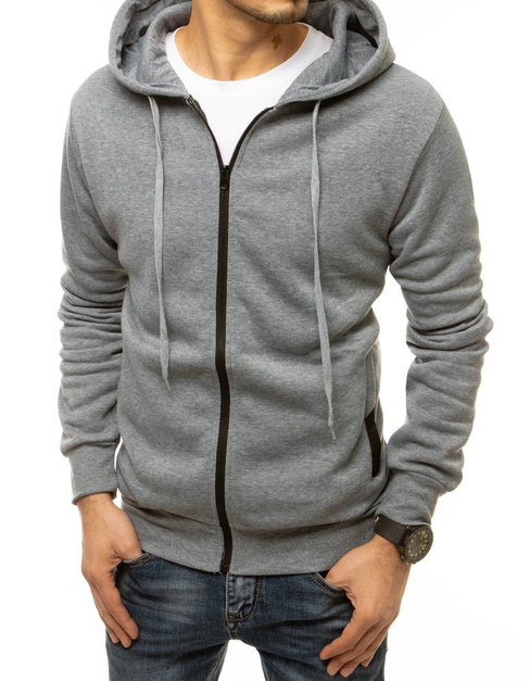 Moška jopa z zadrgo Barva siva DSTREET BX4945