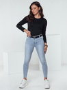 Ženske jeans hlače FITTYCHIC push up blue Dstreet UY2315