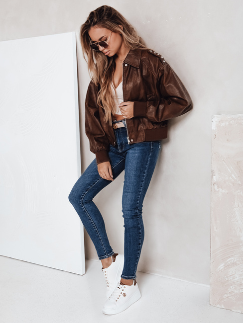 Ženske kavbojke push up modre barve Dstreet UY2797