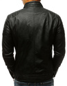 Moška usnjena jakna Barva Črna DSTREET TX3265