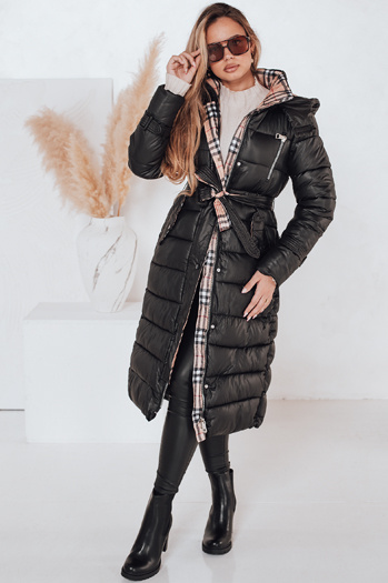 Ženski zimski plašč SPRUCE Barva Črna DSTREET TY4001