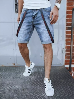 Moške jeans kratke hlače Barva Modra DSTREET SX2139_1