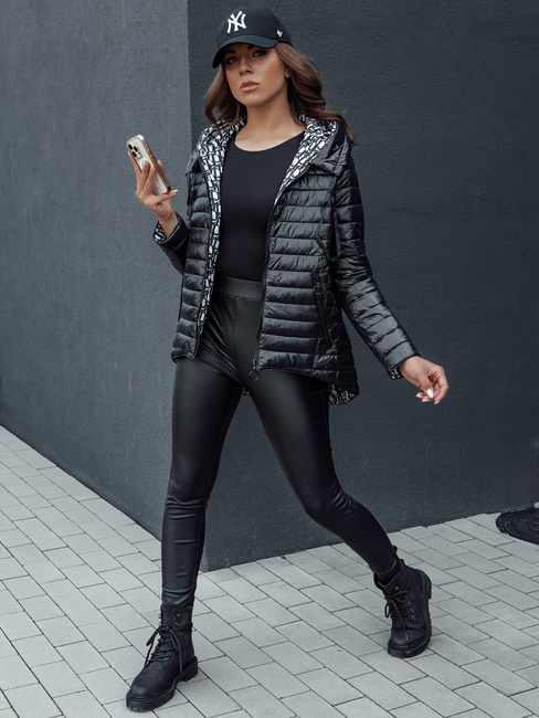 Kurtka damska dwustronna JIMA czarna Dstreet TY4506