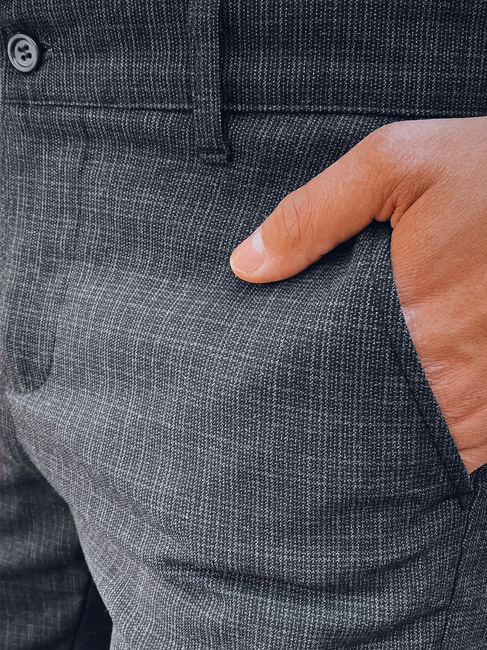 Moške hlače v grafitni barvi Dstreet UX4383