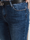 Ženske jeans hlače BEVINO temno modre Dstreet UY2200