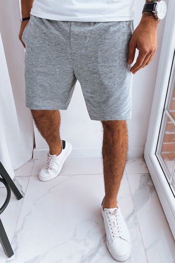 Moške športne kratke hlače Barva Svetlosiva DSTREET SX2282