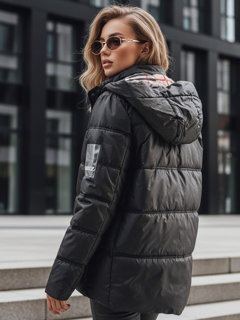 Ženska prešita jakna HIMES Barva Črna DSTREET TY4245