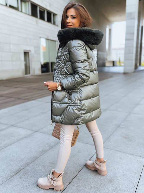 Ženska zimska jakna AUTUMN GLOW Barva Zelena DSTREET TY3728