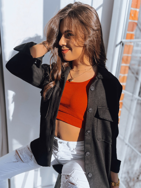 Ženska srajčna jakna SUNSET Barva Črna DSTREET TY3509