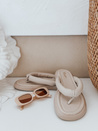 Ženske japonke EASYDAY beige Dstreet ZY0992