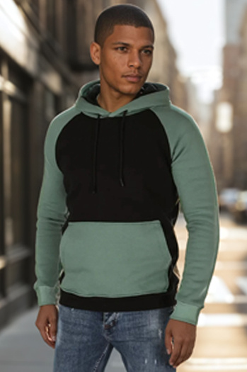 Moška osnovna majica s kapuco črna Dstreet BX5896