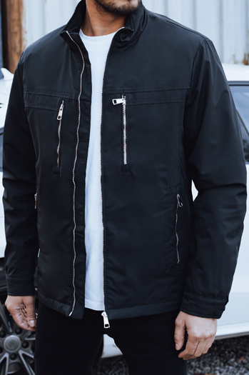 Moška prehodna jakna mornarsko modra Dstreet TX5036