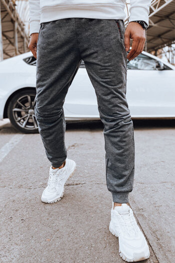 Moške spodnji deli trenirke Barva Svetlosiva DSTREET UX4284