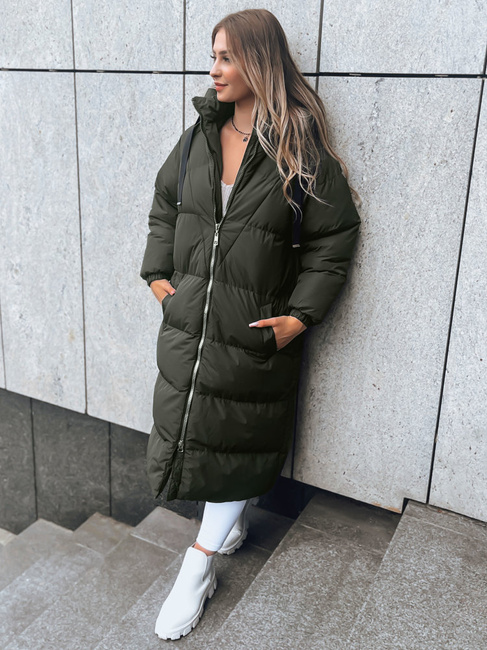 Ženska zimska bunda COZYSEASON zelena Dstreet TY3760