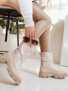Ženski snežni škornji SNOBOOT beige Dstreet ZY1294