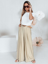 Ženske hlače MIRELOU beige Dstreet UY2716