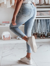 Ženske jeans hlače FASHIONIX blue Dstreet UY2708