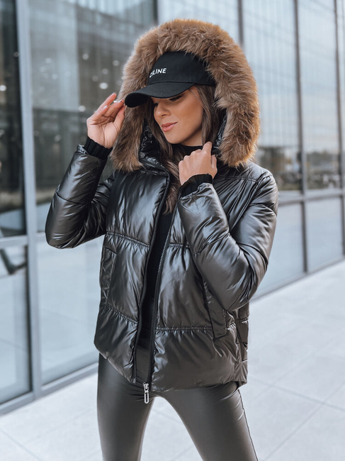 Ženska zimska jakna SPARKLE Barva Črna DSTREET TY3953