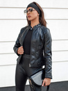 Ženska usnjena prehodna jakna črna Dstreet TY4636
