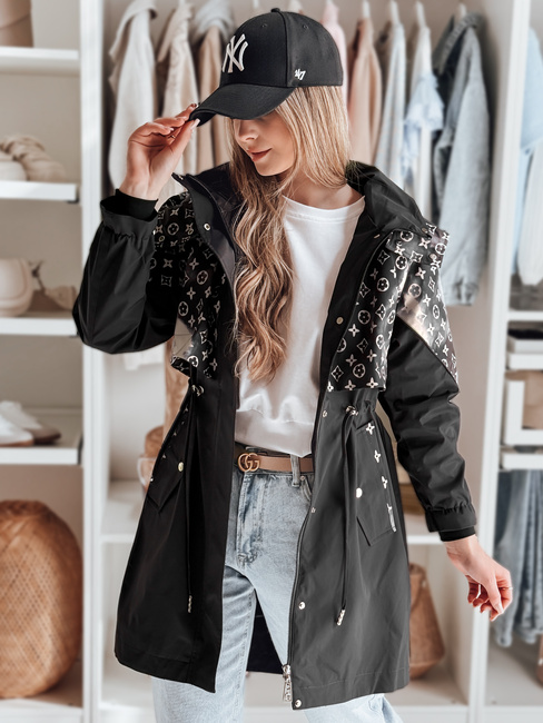 Ženska prehodna jakna parka FERIPARKA black Dstreet TY4875