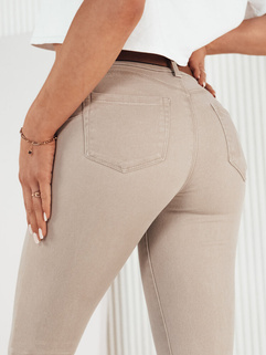 Ženske jeans hlače LODGE light beige Dstreet UY1735_2