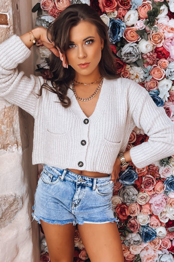 Ženska jopica SISTERS Barva Svetlo bežova DSTREET MY1959z