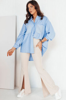 Elegantna ženska srajca CELTIS Barva Modra DSTREET DY0406