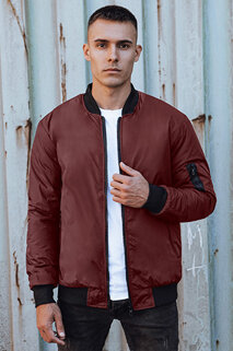 Kurtka męska bomber jacket bordowa Dstreet TX4931