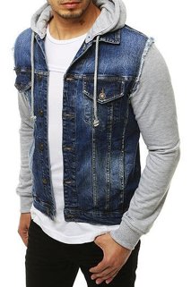 Moška jeans jakna Barva Modra DSTREET TX3293