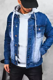 Moška jeans jakna Barva Modra DSTREET TX4365