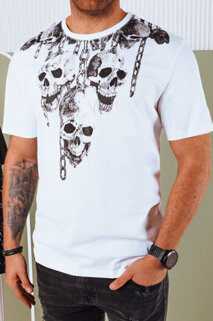 Moška majica s potiskom Barva Bela DSTREET RX5433