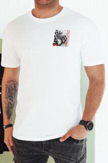 Moška majica s potiskom Barva Bela DSTREET RX5481