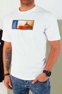 Moška majica s potiskom Barva Bela DSTREET RX5484
