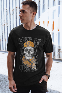 Moška majica s potiskom Barva Črna DSTREET RX5091