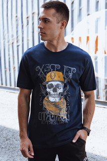 Moška majica s potiskom Barva Mornarica DSTREET RX5093