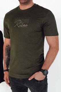 Moška majica s potiskom Barva Zelena DSTREET RX5410