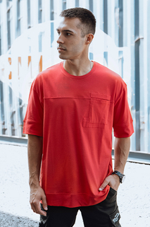 Moška navadna majica Barva rdeča DSTREET RX5603