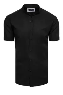 Moška srajca z kratkimi rokavi Barva Črna DSTREET KX0997